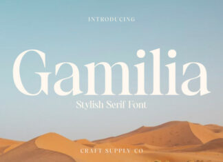 Gamilia Font