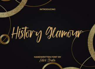 History Glamour Font