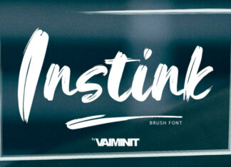 Instink Brush Font