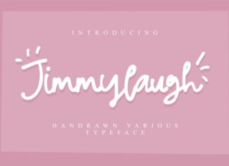 Jimmylaugh Handwritten Font