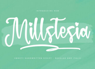 Millstesia Script Font