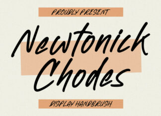Newtonick Chodes Font