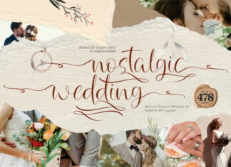 NCL Nostalgic Wedding Font