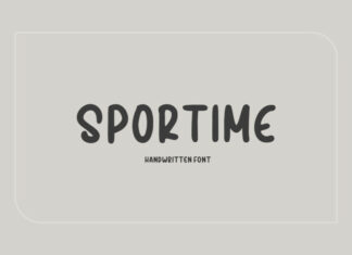 Sportime Handwritten Font