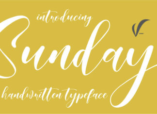 Sunday Script Font
