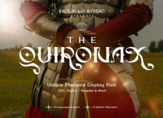 The Quironax Font