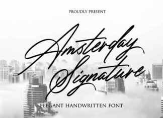Amsterday Signature Font