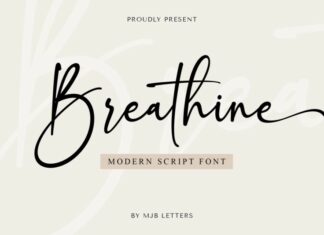 Breathine Font