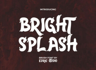 Bright Splash Font