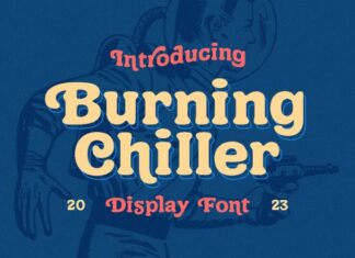 Burning Chiller Font