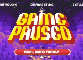 Game Paused Font