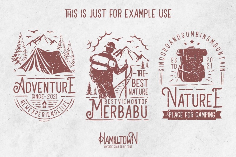 Hamilltown Font preview image 3