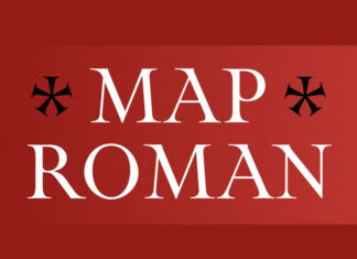 Map Roman Font