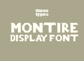 Montire Display Font