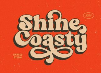 Shine Coasty Font