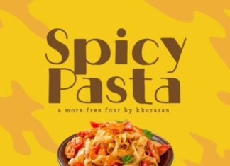 Spicy Pasta Font