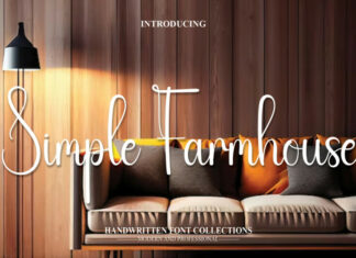 Simple Farmhouse Script Font