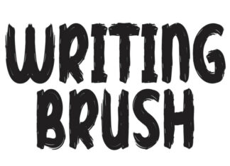 Writing Brush Font
