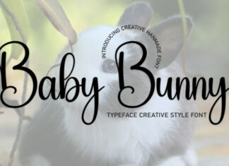 Baby Bunny Script Font