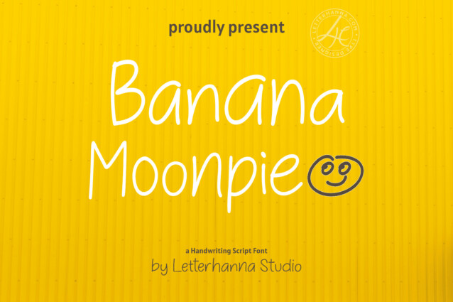 Banana Moonpie Display Font