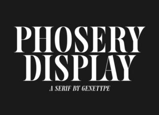 Phosery Display Font