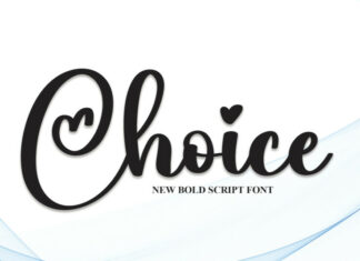 Choice Script Typeface