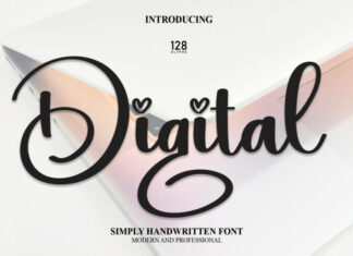 Digital Script Font