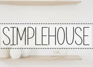 Simple House Display Font