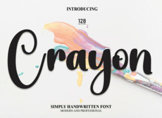 Crayon Handwritten Typeface