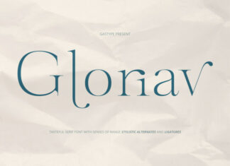 Gloriav Serif Font