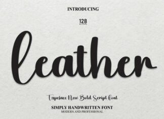 Leather Font