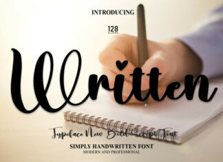 Written Script Font