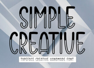 Simple Creative Display Typeface