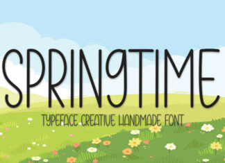 Springtime Display Font
