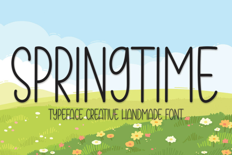 Springtime Display Font