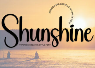 Shunshine Handwritten Font