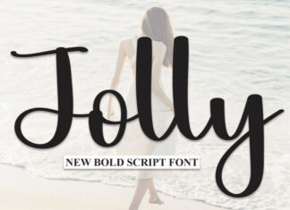 Jolly Script Font