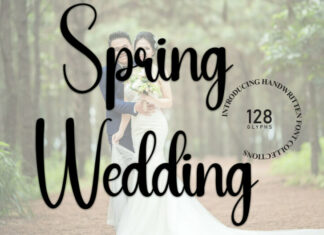 Spring Wedding Script Font