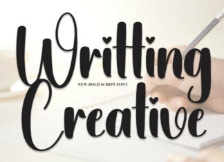 Writting Creative Script Font