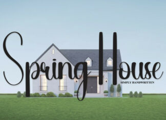 Spring House Script Font
