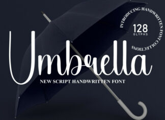 Umbrella Handwritten Typeface