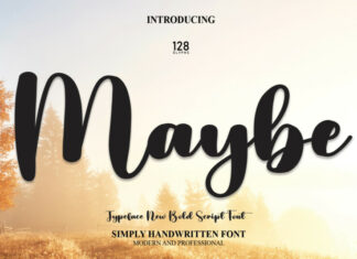 Maybe Script Typeface