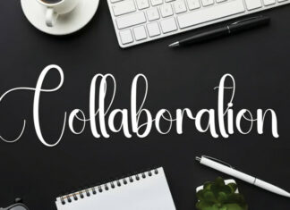 Collaboration Script Font