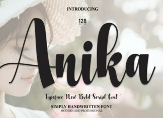 Anika Script Font