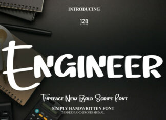 Engineer Brush Font