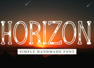 Horizon Display Font
