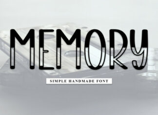 Memory Display Font