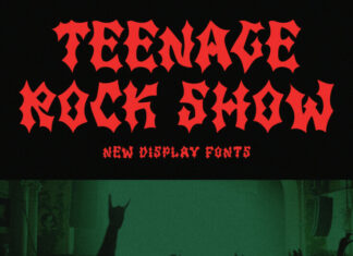 Teenage Rock Show Font