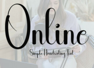 Online Script Font