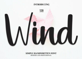 Wind Script Font